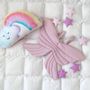 Fabric cushions - Unicorns and Rainbow Collection Decorative Pillows - HAPPY SPACES