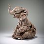 Ceramic - Elephant Calf - EDGE SCULPTURE