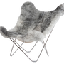 Design objects - Iceland Mariposa (wool armchair) - Chrome Structure - CUERO