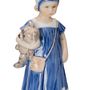 Sculptures, statuettes and miniatures - Mary with blue dress - ROYAL COPENHAGEN