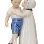 Sculptures, statuettes and miniatures - Mary with blue dress - ROYAL COPENHAGEN