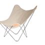 Design objects - Canvas Mariposa (hemp armchair) - Chrome Structure - CUERO