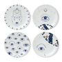 Formal plates - Spirit Eye Collection Dessert Plate / Set of 4 - FERN&CO.