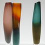 Art glass - Tall Soleus Vessel - MICHELE OBERDIECK
