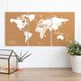Other wall decoration - Puzzle Map - Cork World map in pieces - MISS WOOD