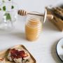 Kitchen utensils - Glass and wood honey jar MS66068 - ANDREA HOUSE