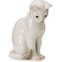 Sculptures, statuettes et miniatures - Chat blanc assis - ROYAL COPENHAGEN