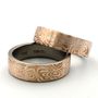 Jewelry - Mokume Gane The ONE ring, Silver and Copper 6mm - PONK SMITHI