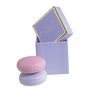 Objets personnalisables - Boite de 2 savons macarons - ATELIER CATHERINE MASSON