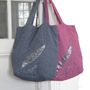 Cadeaux - Sacs shopping en coton et paillettes - SUPPLEMENT D'AM / PAPETERIE EPIGRAM