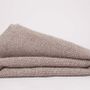 Throw blankets - Tabby sand grey alpaca blanket - ÁBBATTE