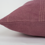 Fabric cushions - Tabby linen & silk cushion - ÁBBATTE