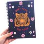 Stationery - Notebooks - Pictured - Love is the Answer Spiral Notebook with 100 lined pages - ROSIE WONDERS