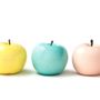 Ceramic - brilliant glazed ceramic apples sculpture - BULL & STEIN