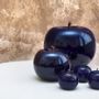 Céramique - brillante sculpture de pommes en céramique émaillée - BULL & STEIN