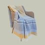 Throw blankets - Kira linen and cotton throw - SADHU HANDMADE NATURALS
