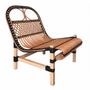 Chairs - Leather butterfly chair, rattan lounge chair - MALAGOON