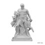 Sculptures, statuettes and miniatures - Massive Sculpted Neptune Marble - ASIATIDES
