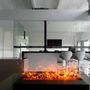 Decorative objects - 50 cm Water Vapor Fireplace - AFIRE 3D Electric Insert PREMIUM Design Decoration - AFIRE