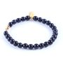 Jewelry - Bracelet 4 beads Stone and Gold  - LITCHI