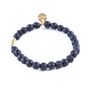 Bijoux - Bracelet 4 perles Stone and Gold - LITCHI
