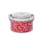 Plats et saladiers - Bento isotherme inox Flowers rouge  - QWETCH
