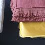 Throw blankets - TERRACOTTA MUSLIN BLANKET - PETIT ALO