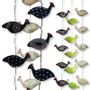 Other wall decoration - SARDINE MOBILES MADE OF RECYCLED NEWSPAPER - PASSERAILES