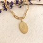 Jewelry - Herbarium medal chain necklace - JOUR DE MISTRAL