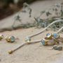Jewelry - Earrings Mox Aquamarine Cabochon - MONIKA HERRÉ JEWELRY