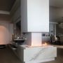 Meubles de cuisines  - Modulo 200-800 cm Brûleurs éthanol intelligents télécommandés AFIRE Cheminée décoration Design - AFIRE