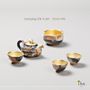 Decorative objects - NEOUL-Gold Teapot set - DOJA IHN