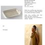 Decorative objects - Rectangular tray Outside Hipopotamus - YUKIKO KITAHARA