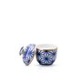 Decorative objects - Hand painted ceramic blue and white scented candle - THANIYA