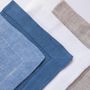 Napkins - Linen Napkin  Peacock Stitch - ISHELA EUROPA LDA