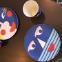 Kids accessories - Plates and cups with face - GLOBAL AFFAIRS