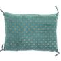 Coussins - MUMBAI Removable Cushion in printed velvet - INDIAN SONG