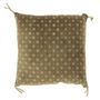 Coussins - MUMBAI Removable Cushion in printed velvet - INDIAN SONG