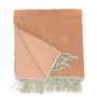 Throw blankets - Silk velvet plaid Fortuna 100x250 cm - EN FIL D'INDIENNE...