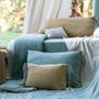 Fabric cushions - WAVY cotton cushions 35x50 cm - EN FIL D'INDIENNE...