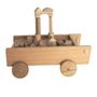 Toys - 700107 - PULL ALONG TRUCK WITH WOODEN BLOCKS - EGMONT TOYS