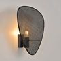 Wall lamps - 1-light SCREEN black Canework wall light - MARKET SET