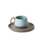 Mugs - TUBE Single Color Espresso Cup - ESMA DEREBOY HANDMADE PORCELAIN