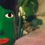 Pottery - Green Giant Head - TIENDA ESQUIPULAS