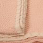 Throw blankets - Herringbone Cotton Blanket - JANAVI