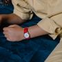 Bijoux - Bracelet de montre Tressé Rouge - MILLOW PARIS