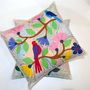 Fabric cushions - EMBROIDERED CUSHIONS "ALL OVER" - MAHATSARA