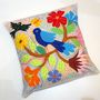 Fabric cushions - EMBROIDERED CUSHIONS "ALL OVER" - MAHATSARA