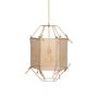 Design objects - Lamp Hexagonal Small Gold Net - TRACES OF ME
