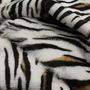 Throw blankets - Plaid rabbit skin natural/dyed/printed - TERGUS